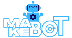 Logo MakeBot Branca